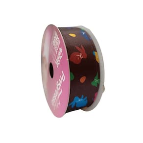 Fita De Cetim Decore Coelho Colorido ECF005TR 200 10 Metros