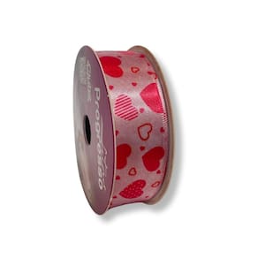 Fita De Cetim Decore Corações ECF005TR-083 10 Metros