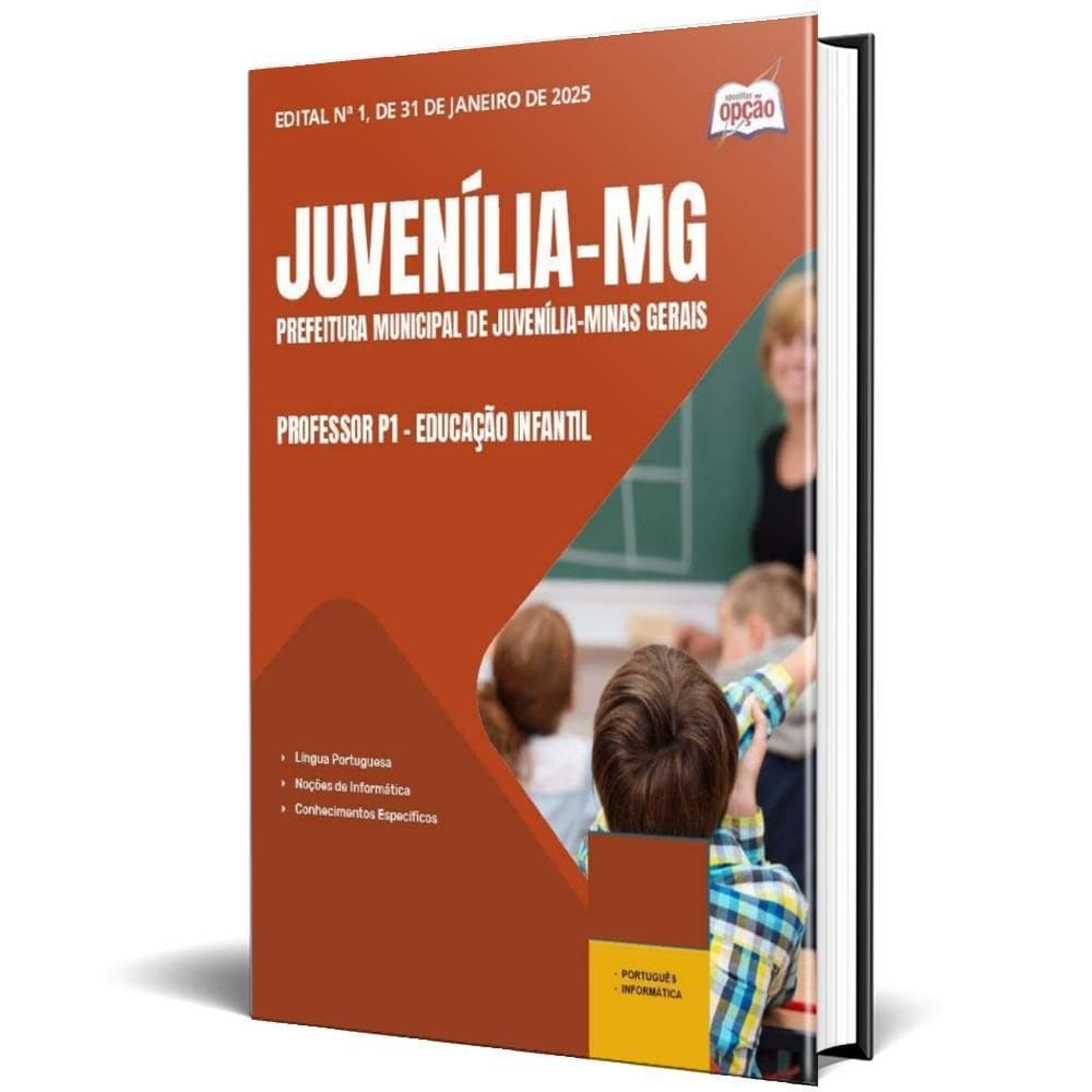 Apostila Prefeitura Juvenília Mg 2025 Professor P1 Educação