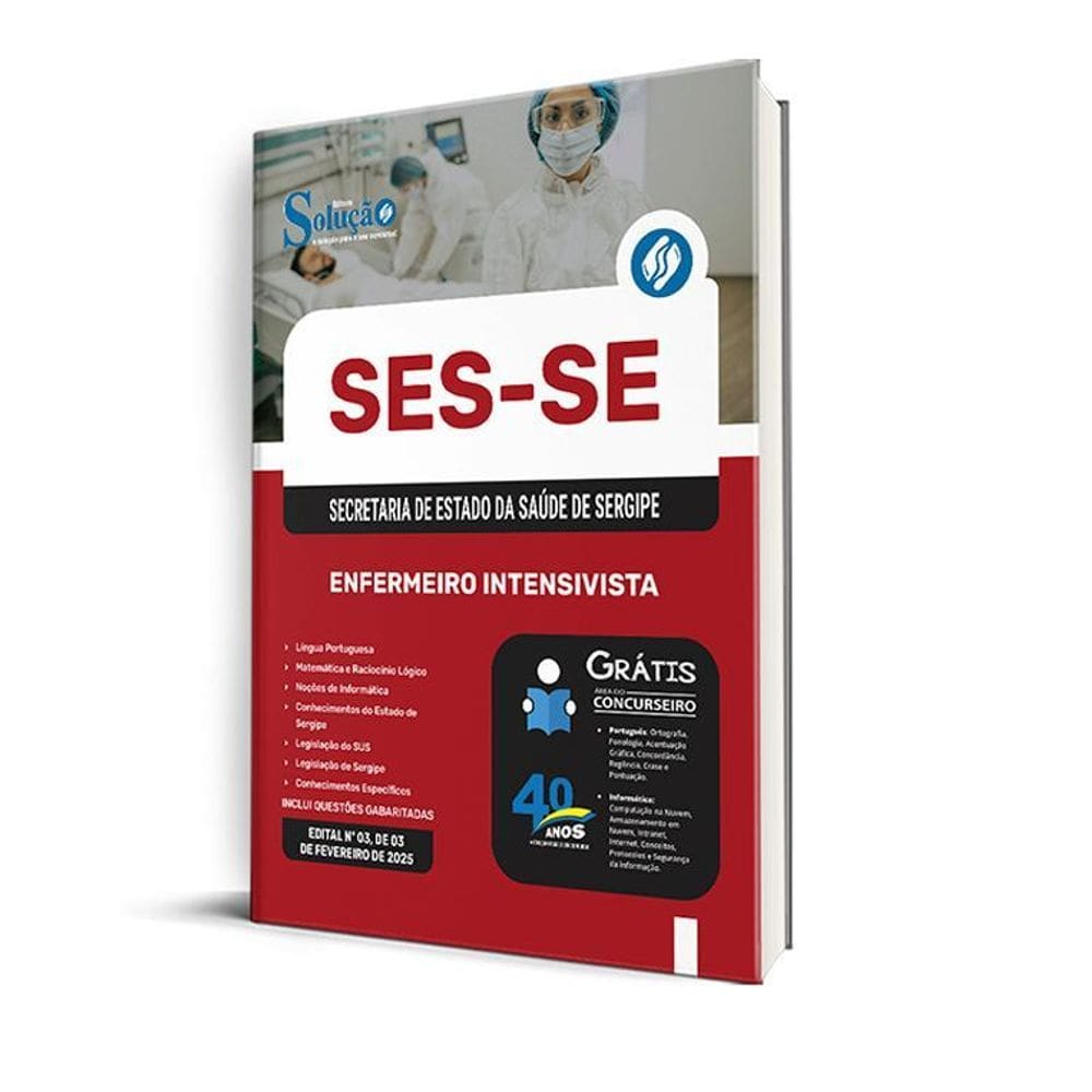 Apostila Ses Se 2025 - Enfermeiro Intensivista