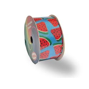 Fita De Gorgurão Estampada 38mm Sinimbu Nº9 - Melancia Fatia