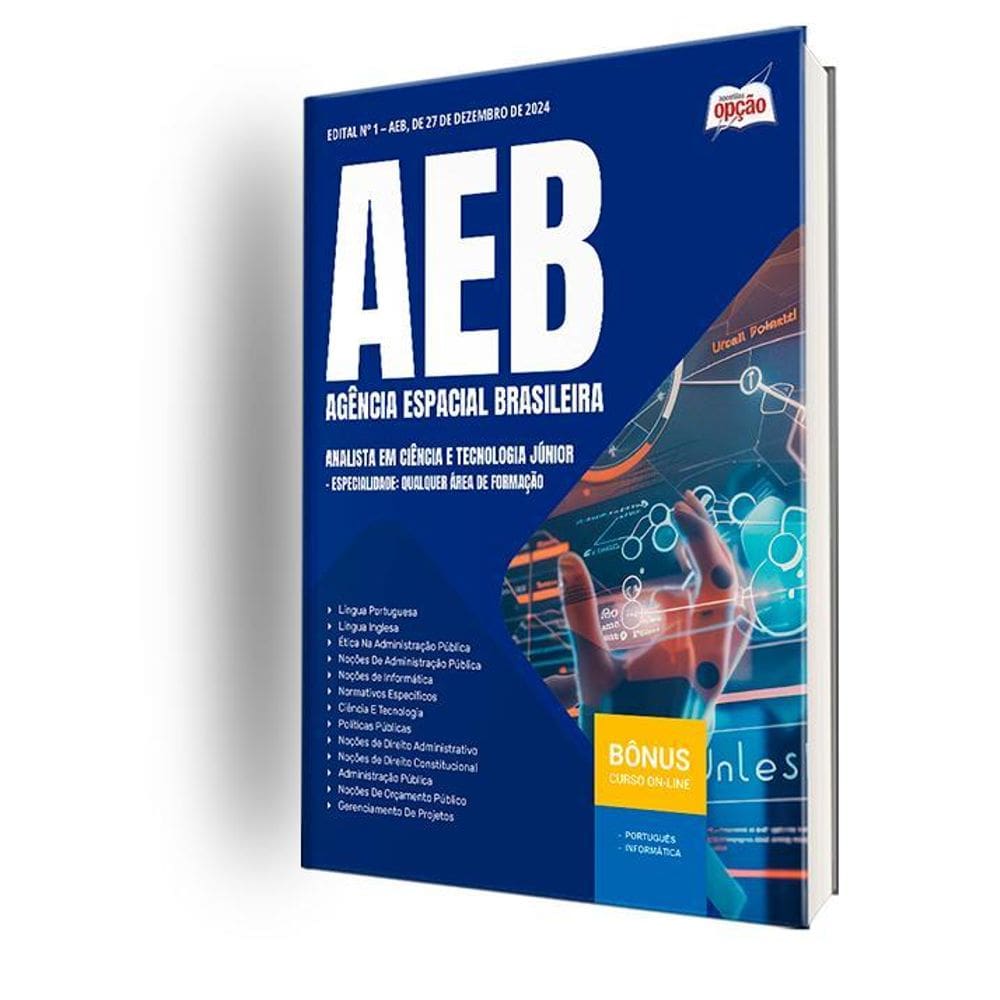 Apostila Aeb 2025 Analista Em Ciência E Tecnologia Júnior