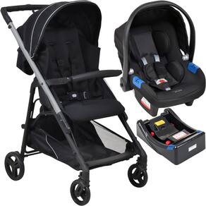 Carrinho de Bebe Bebe Conforto Base Burigotto Tak Metal Silver