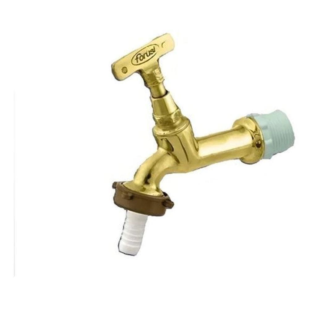 Torneira Para Tanque E Jardim Amarela M18 - Forusi
