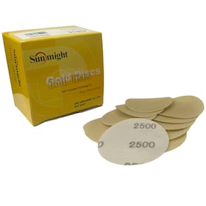 10un Disco Lixa Sem Furos 3" P2500 Sunmight