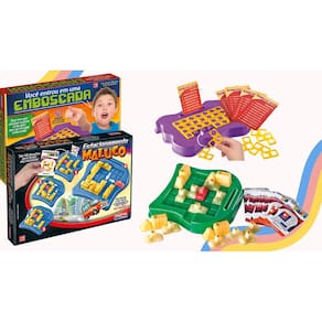 Kit Jogos Pedagógicos: Emboscada + Estacionamento Maluco