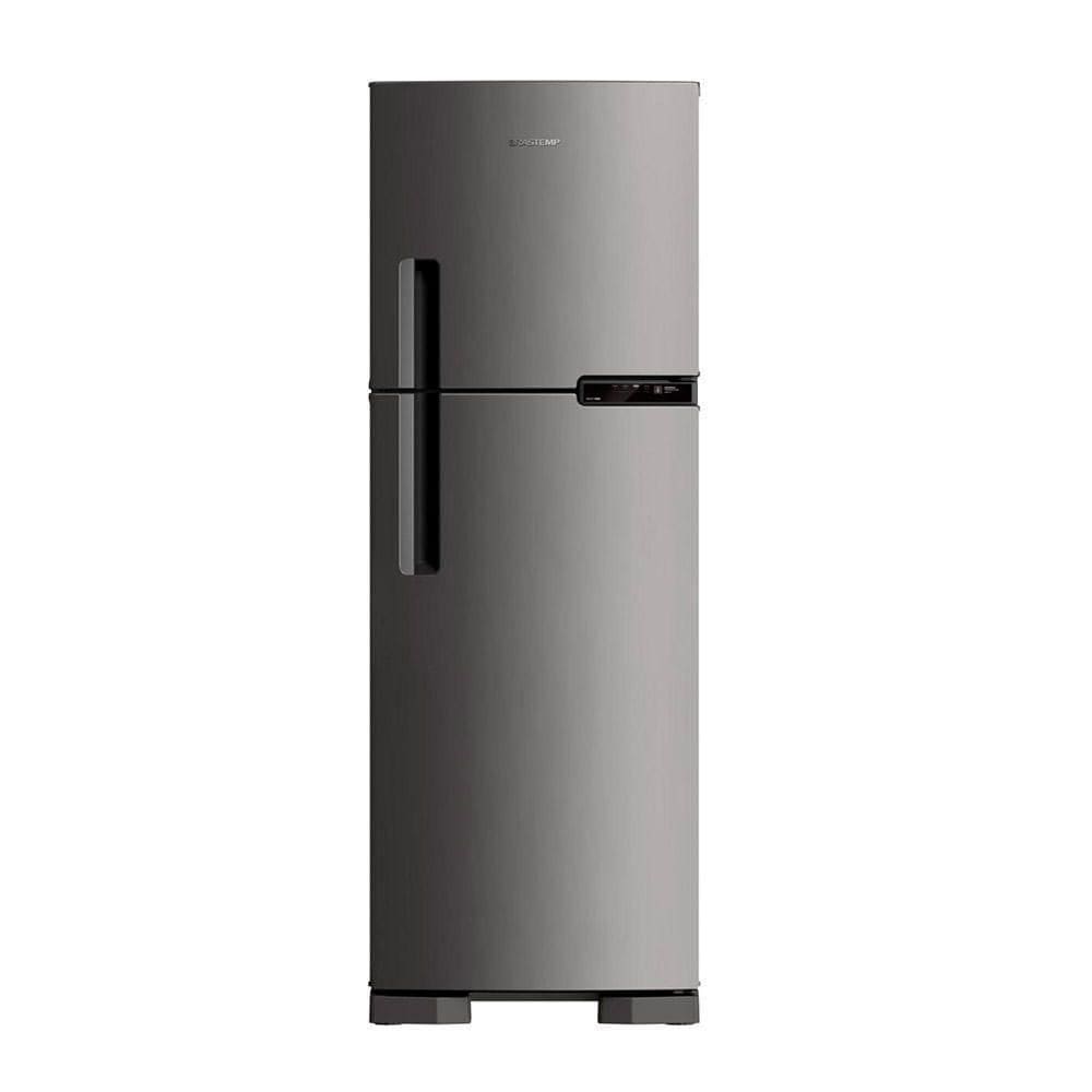 Geladeira Brastemp BRM44HK Frost Free Duplex Com Compartimento Extrafrio E Fresh Zone 375L Inox 127V