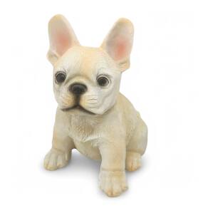 Estatueta Delicada Cachorrinho Bulldog Francês 14 cm