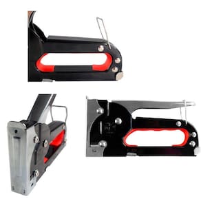 Grampeador Ergonômico Para Tapeceiro Com Grampos Inclusos