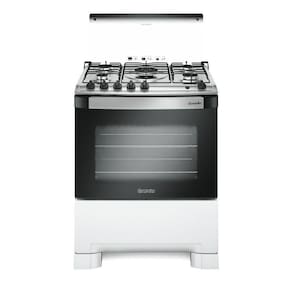 Fogão 5 Bocas Mueller Decorato G3 Tripla Chama Branco Bivolt