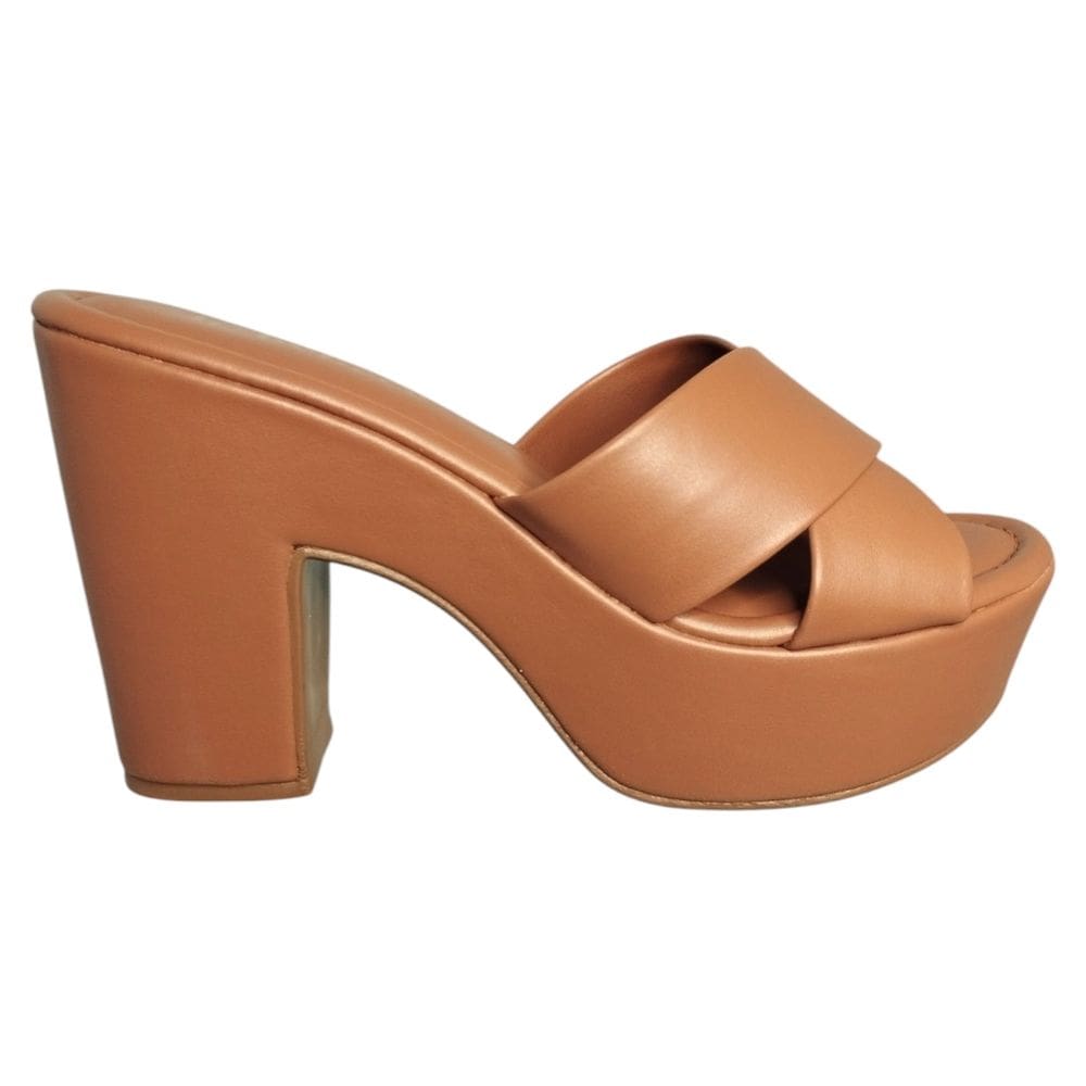 Tamanco Feminino Bebece Meia Pata Tiras Em X Napa T5118-163