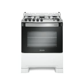 Fogão 5 Bocas Mueller Decorato G3 Tripla Chama Branco Bivolt