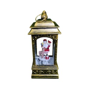 Globo De Natal Decorativo C/led 20,5x9x9cm Florarte