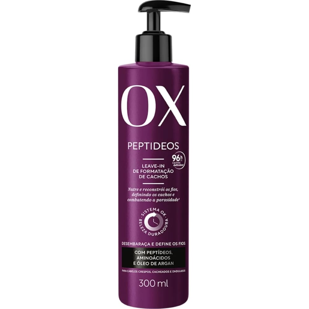 Leave-in Peptídeos Formatação dos Cachos Ox 300ml