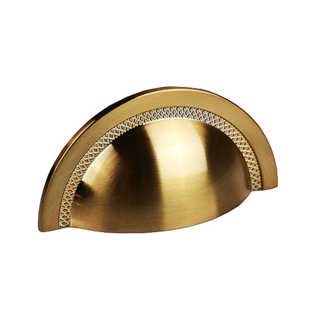 Puxador Shell 64mm Gold Fosco Zen Design