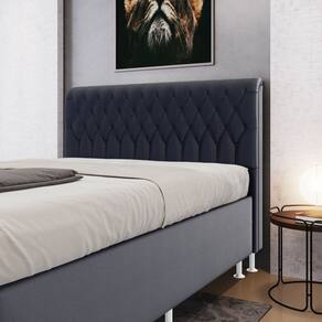 Cabeceira para Cama Queen Bellatrix 160 Tecido Corino