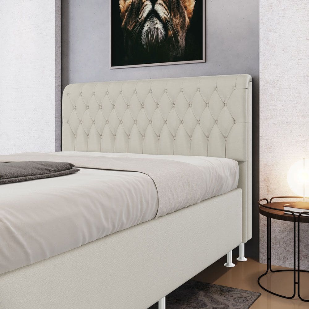 Cabeceira para Cama Queen Bellatrix 160 Tecido Corino