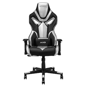 Cadeira Gamer MX9 Giratoria Preto/Prata MYMAX
