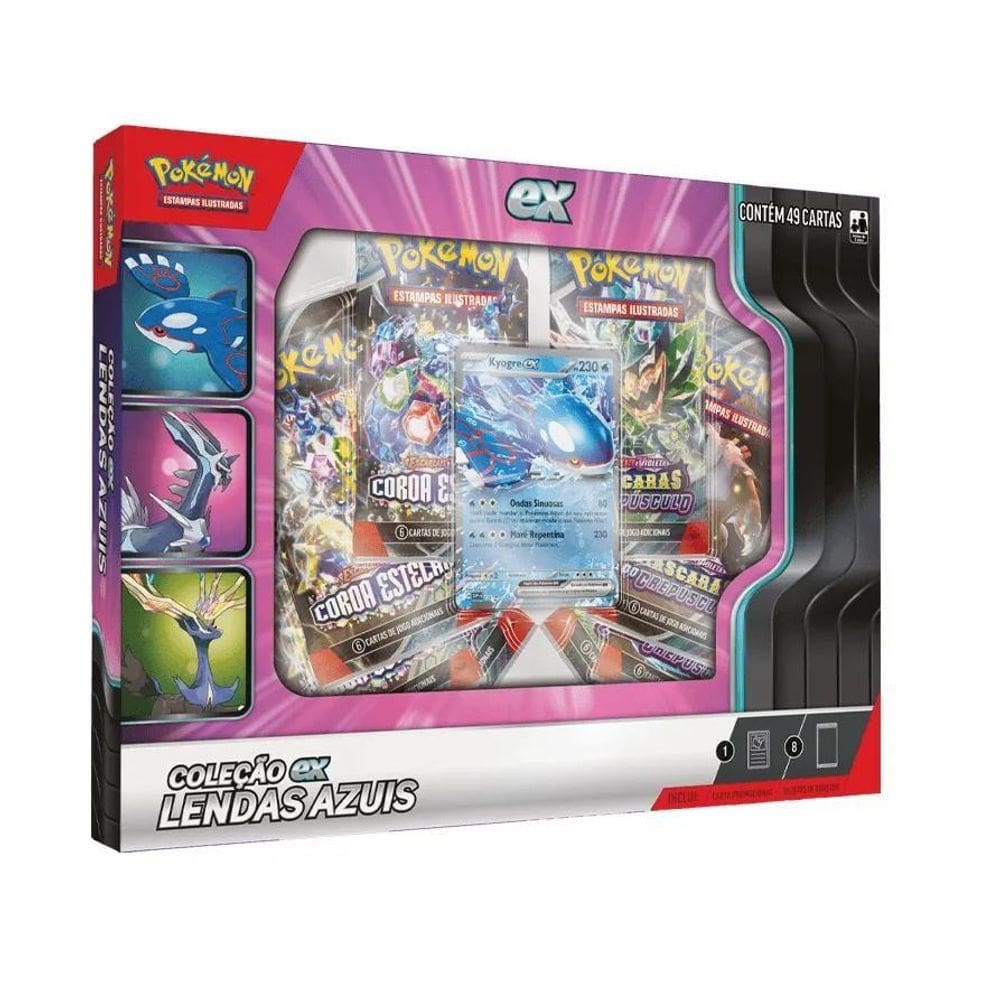 Box Pokémon Coleção Lendas Azuis Kyogre EX - Certificado FSC