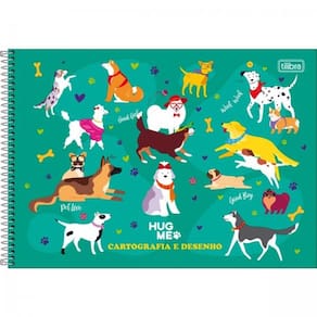 Caderno Desenho 80 Folhas Hug Me Tilibra 8600