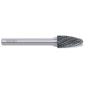 Lima Rotativa Árvore Arredondada Em Metal Duro 10Mm - Rocast