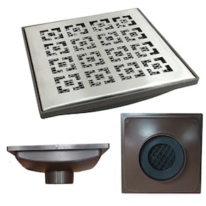 Ralo Anti Cheiro 20x20 Inox 304 Dubai Coletor Marrom Saída de 100mm Telas Anti Insetos
