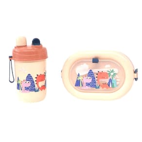 Kit Infantil Marmita/Talheres/Squeeze 2446827 Rose - Quanhe
