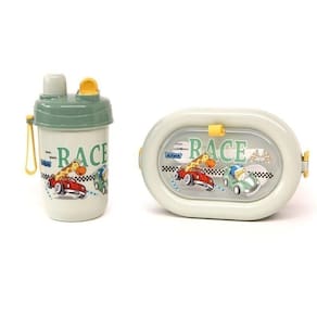 Kit Infantil Marmita/Talheres/Squeeze 2446827 Verde - Quanhe
