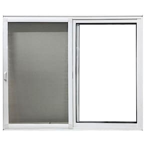 Janela de Alumínio Vitro 2 Folhas com Tela Mosquiteira 120x150 Branco