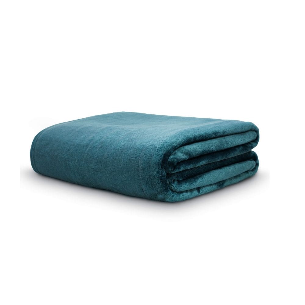 Cobertor Solteiro Neo Velour 150x220 Liso 300g/m² Verde