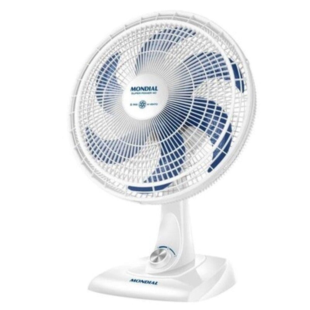 Ventilador De Mesa 40cm Super Power Vsp-40-w Mondial Branco Com Azul 220V