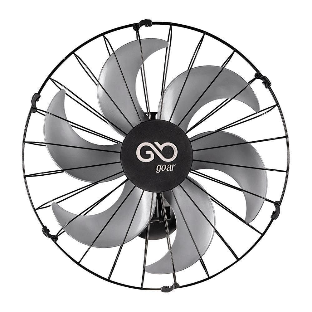 Ventilador Oscilante De Parede 50cm Goar Metal Preto 127V - 110V