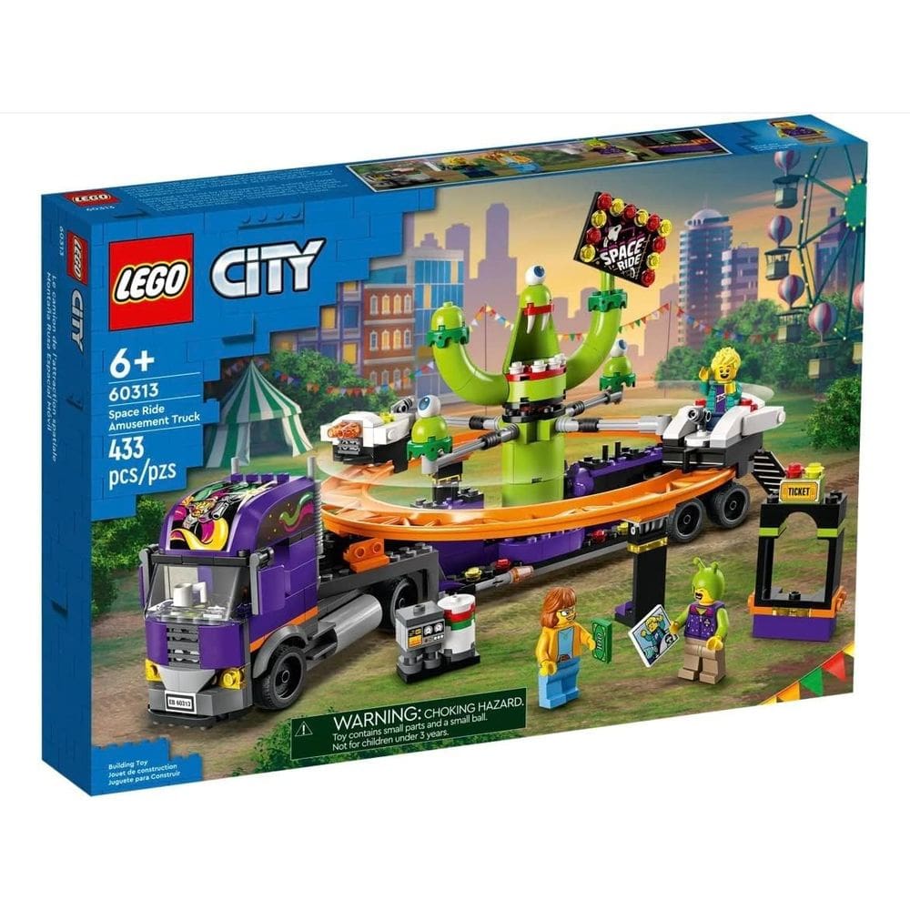 Caminhão de diversão Toy LEGO CITY 60313 Space Ride para crianças