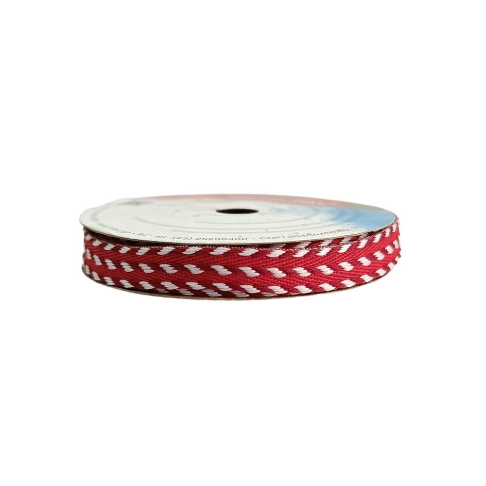 Fita Decorada Com Corda Sinimbu 1975 10mm Poliéster Com 10 Metros