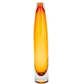 Vaso Decorativo de Vidro Estilo Murano Âmbar 40cm OD0211 BTC