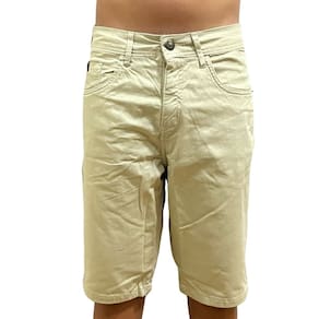 Bermuda Masculina Onbongo Color Slim Areia Bege ON342