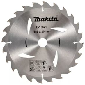 Disco Serra 185mm 24dd P/ Madeira C/ Redução Makita E-15671