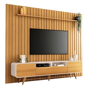 Rack Bancada Época com Painel You 2.7 para TV até 85” - HB Móveis