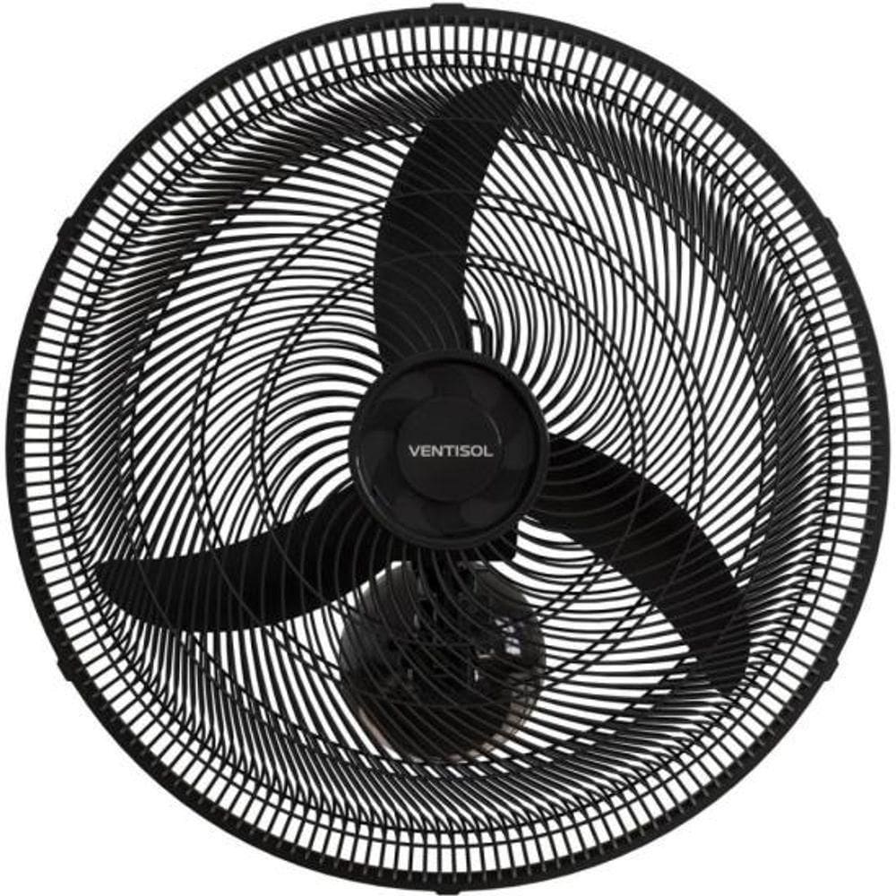 Ventilador De Parede Ventisol New 50cm Preto 220v - 220V