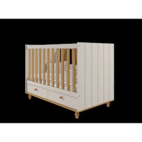 Berço Permobili Candy Retro Americano com gavetas MDF