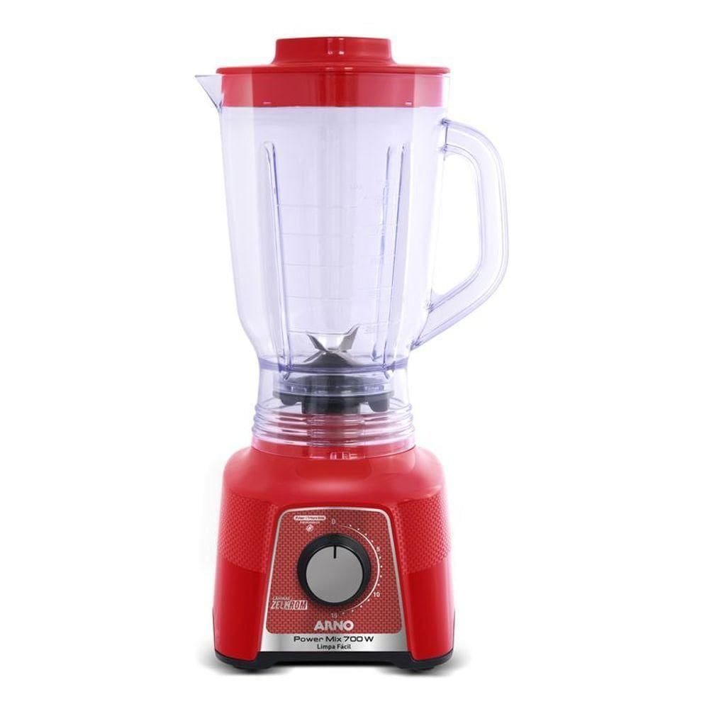 Liquidificador Arno Power Mix Limpa Fácil 700W Vermelho LQ34 110V