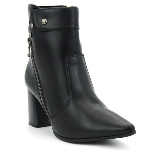 Bota Ramarim Cano Curto Tachas Feminina Casas Bahia