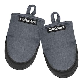 Luvas de forno Cuisinart Mini resistentes ao calor 14 cm x 18 cm Chambray