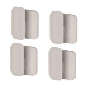 Kit 4 Ganchos Multifuncional Adesivo Parede S/Furo Prático
