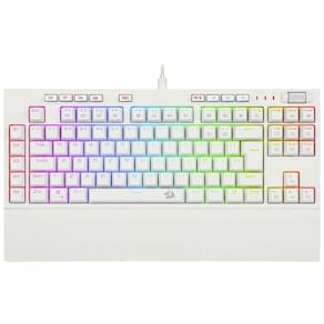 Teclado Mecânico Gamer Redragon Broadsword Pro ABNT2 Switch Vermelho Óptico RGB K588W-RGB-PRO PT-RED