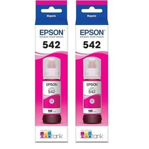 Garrafa de tinta Epson T542 EcoTank Magenta de capacidade ultra-alta x2
