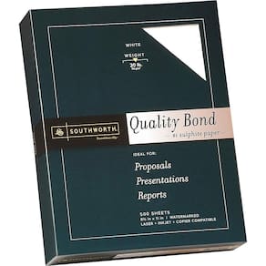 Papel adesivo Panasonic Southworth 8,5 x 11 75gsm 500 folhas