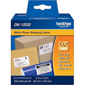 Etiquetas de papel de envio Brother Genuine DK-1202 300 Labels