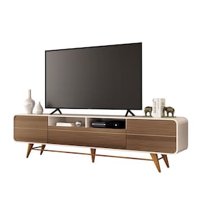Rack para Sala Bancada de TV 85 Pol 220cm Alissa H01 - D`Rossi