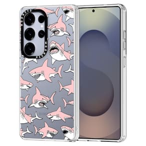 Capa de telefone MOSNOVO para Samsung Galaxy S25 Ultra Pink Sharks